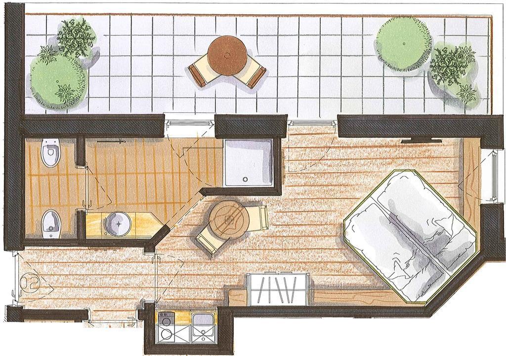 Color Home Suite Apartments เปรดัซโซ ห้อง รูปภาพ